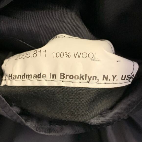 BAND OF OUTSIDERS 40 Regular Green Blue Plaid Wool Twill Notch Lapel Sport Coat - Picture 8 of 9